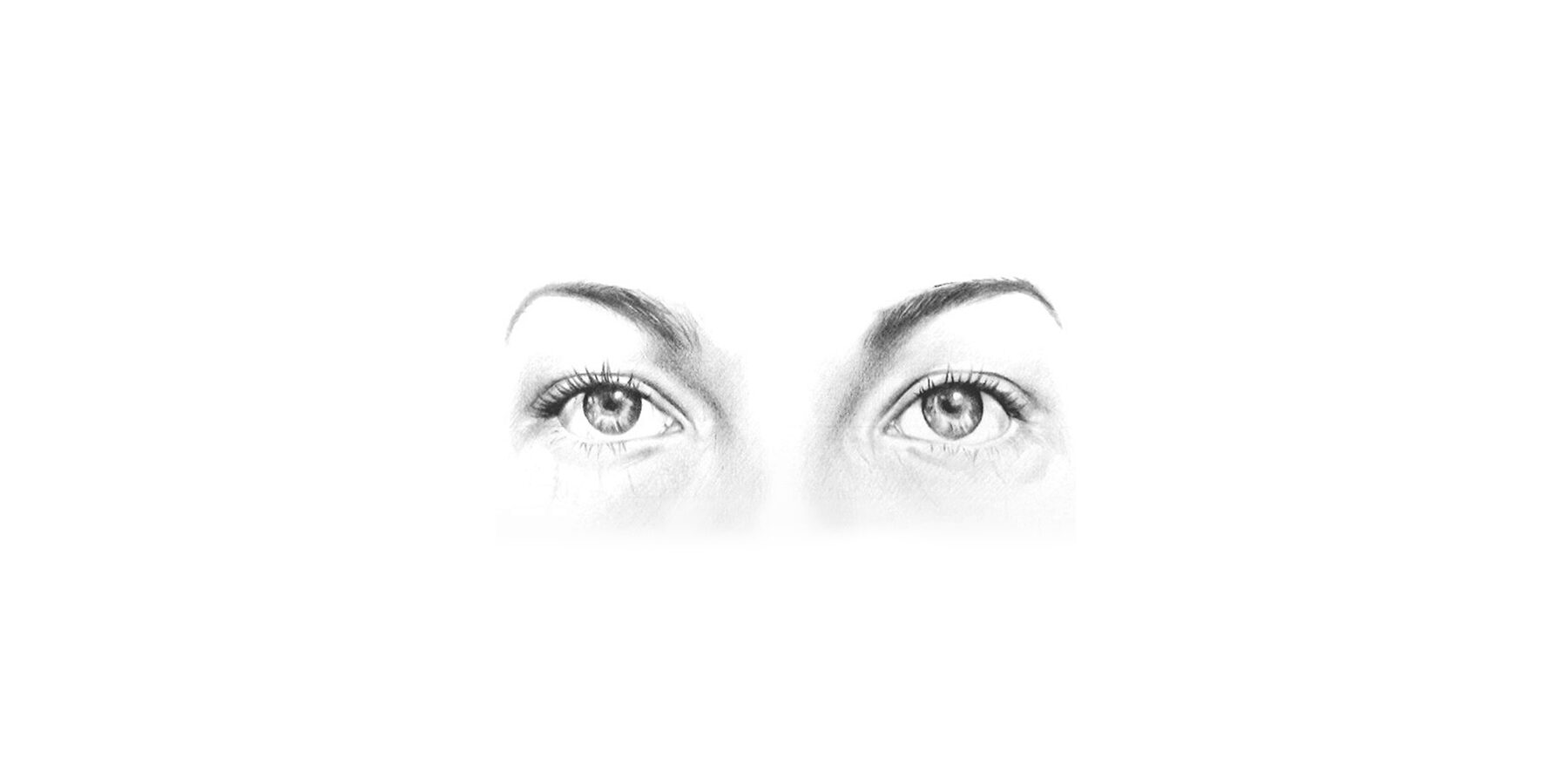 drawing of eyes by Donavan Thornton